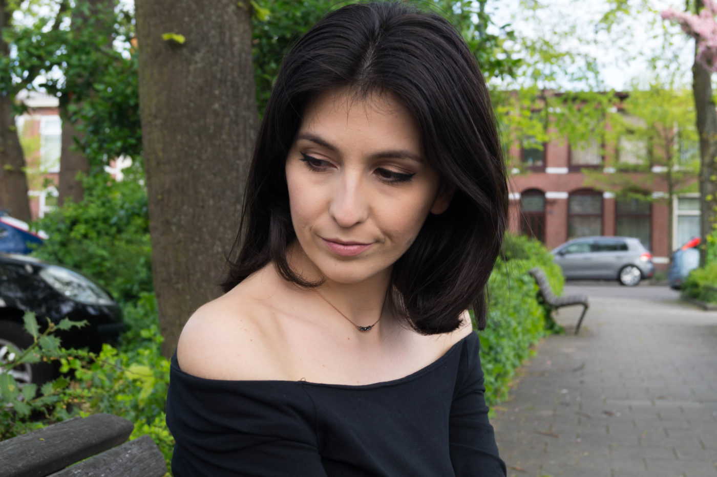 Transitional outfit for spring: Tops edition