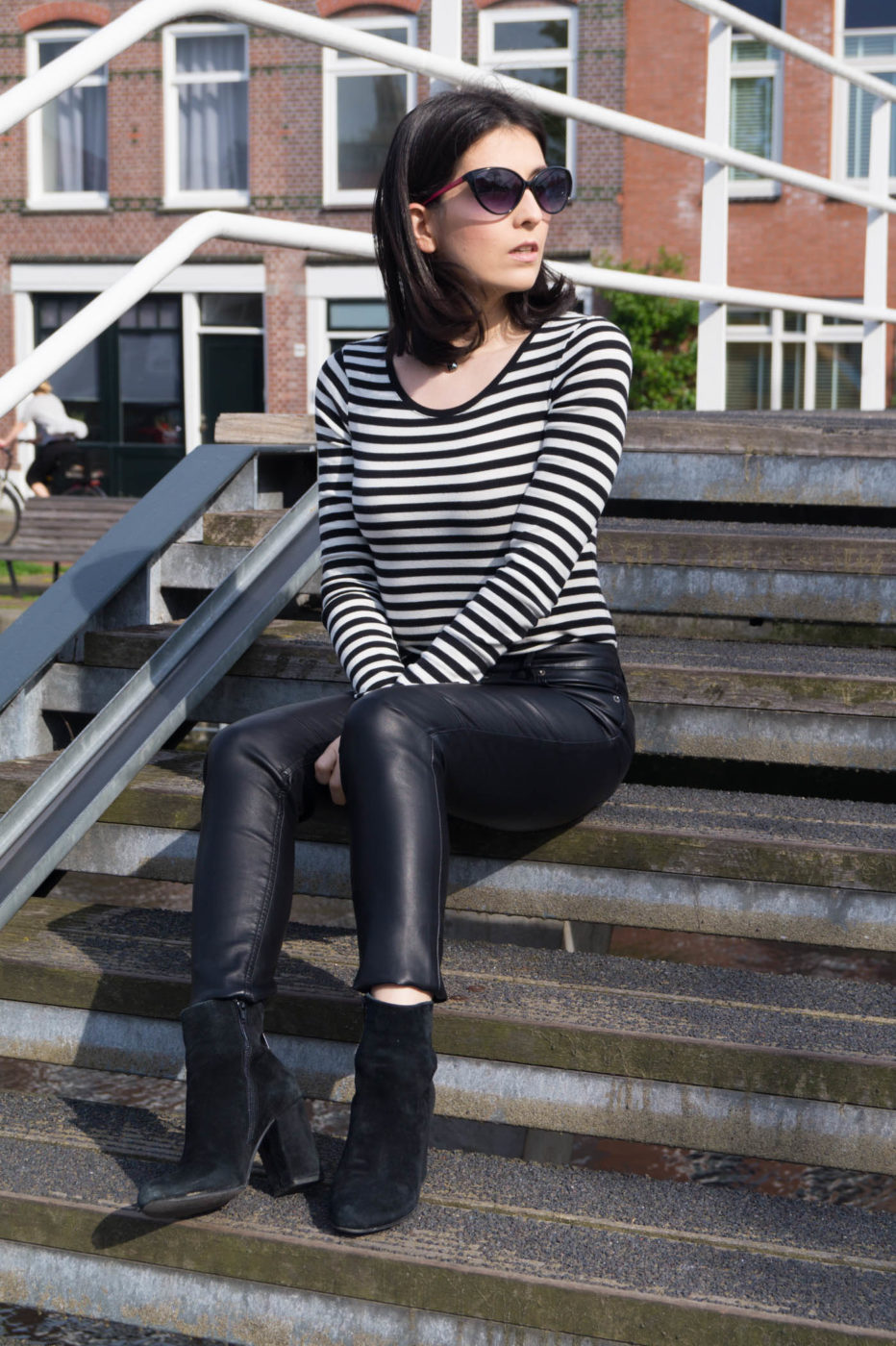 Transitional outfit for spring outerwear edition