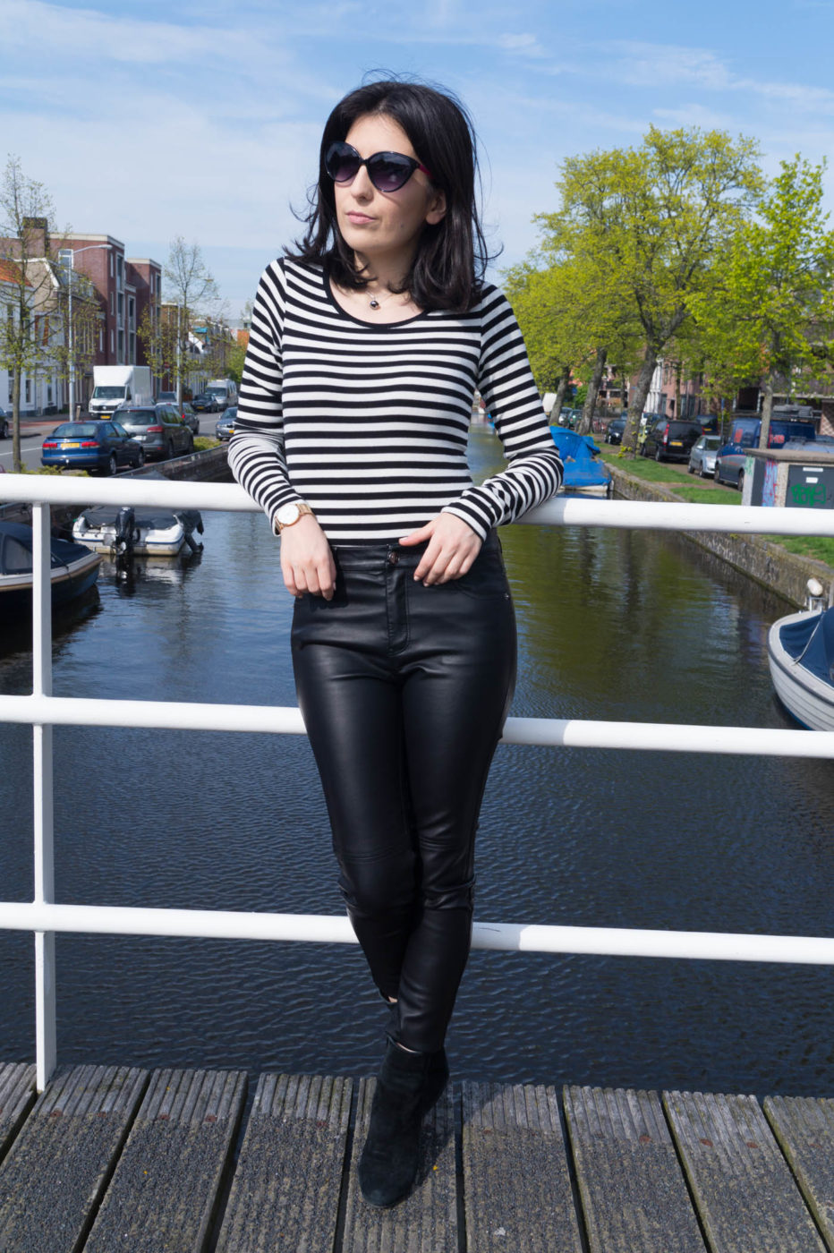 Transitional outfit for spring outerwear edition